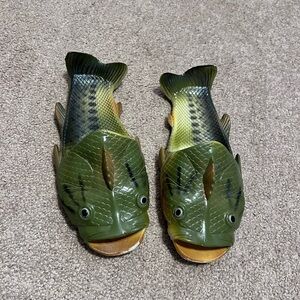 Green Fish-Shaped Women's Sandals